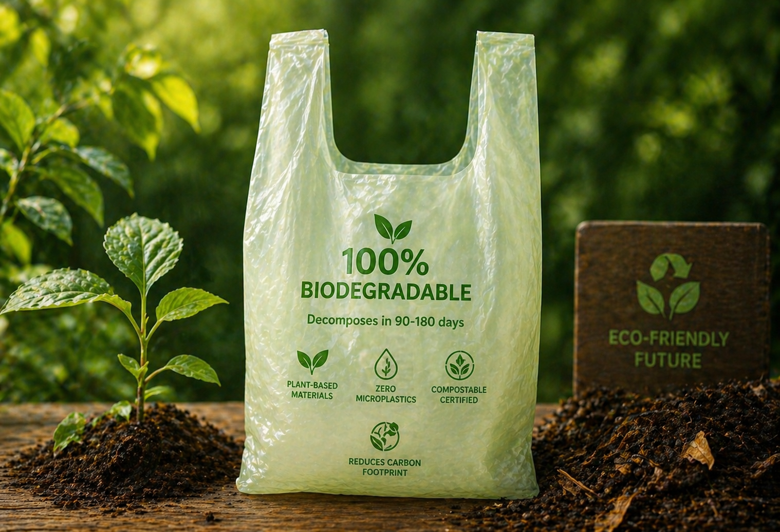 Eco-Friendly Biopolymer Bag